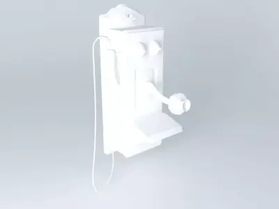 old phone Free 3D model