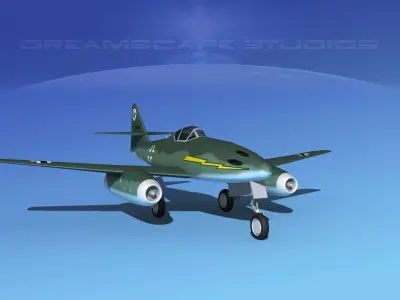 Messerschmitt ME-262A1 Swallow V08 3D model