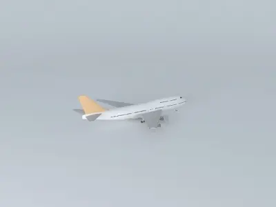 Plane in Viracopos 3D model