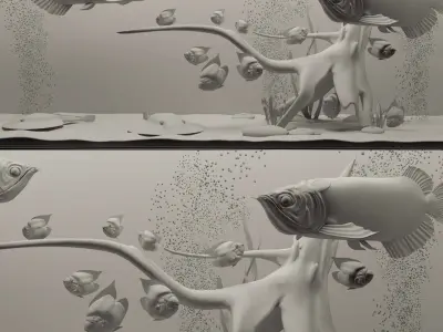 aquarium tank  3D model