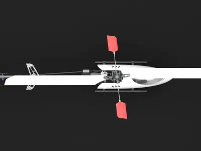 Belt CP V2 Custom RC Helicopter 3D model