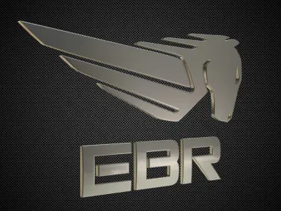 ebr logo 3D model