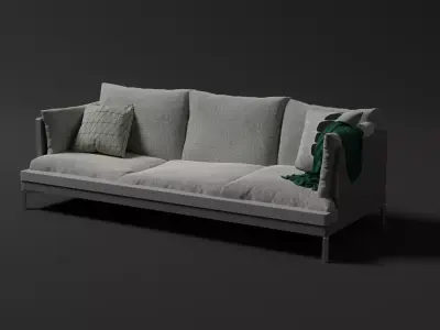 Modern Couch Free 3D model get