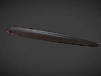Electric Eel Low-poly 3D model