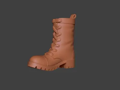 Stylized Boot 2 3D model