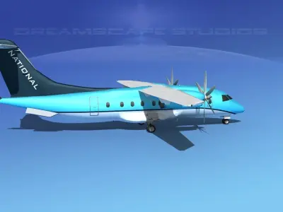 Dornier 328-130 National Air Express 3D model
