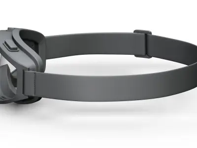 Military Tactical Glasses - Low Poly and High Poly 3D model