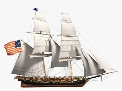 US Navy Brig Eagle 3D model