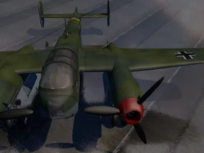 Arado Ar-240 A-02 3D model
