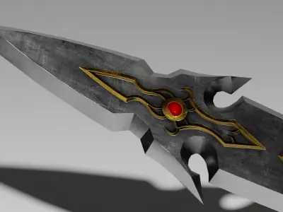 Sword of Light Low-poly 3D model