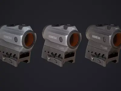 RDS Sig Sauer Romeo 4 Low-poly 3D model