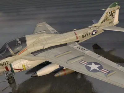 Grumman A-6E Intruder 3D model