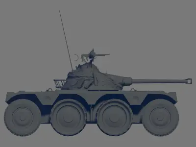 Panhard E B R 1963 3D model