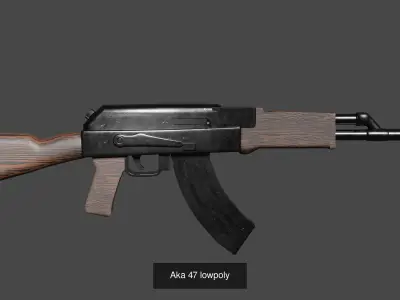 3 Simple weapons 3D Model Collection