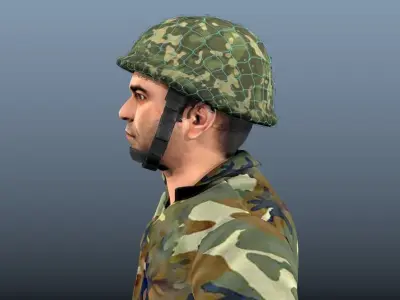 INDIAN ARMY CHARACTER 1 3D model