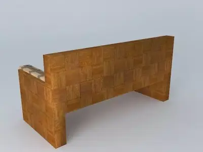 office reception sofa 3D model