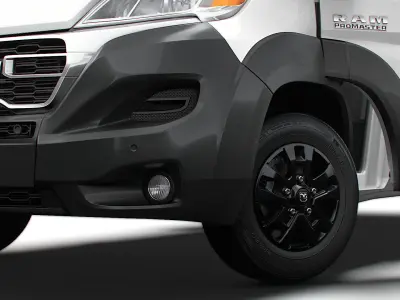 RAM Promaster Van L3H3 HQ Interior 2023 3D model