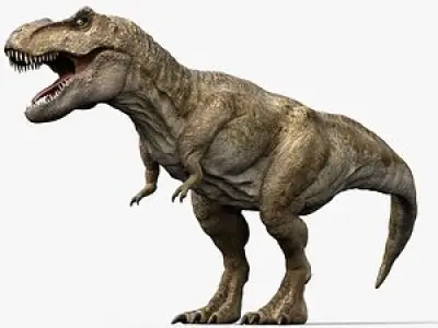 Tyrannosaurus Rex (Animated) (Rigged)