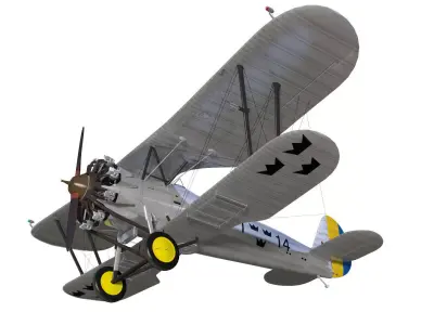 Bristol Bulldog Mk-II 3D model