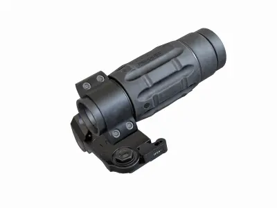 3X Magnifier Low-poly 3D model