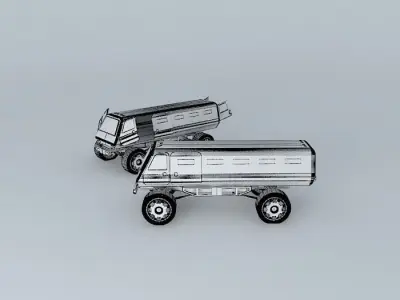 Car in progress Free 3D model