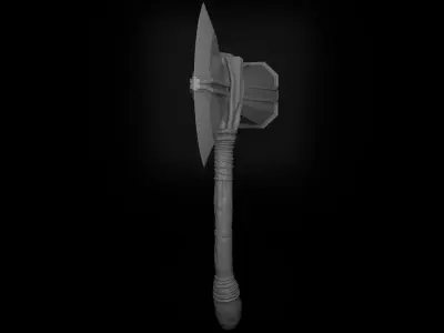 Stormbreaker-Thor viking axe Free 3D model