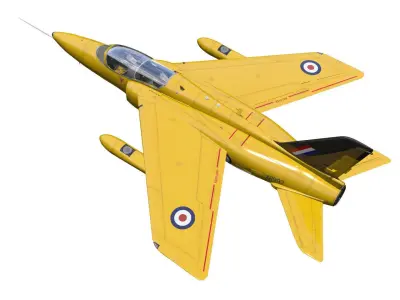 Folland gnat T1 3D model