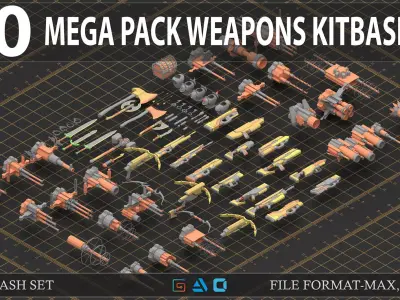 Mega Basemesh Armor Collection 2 3D model