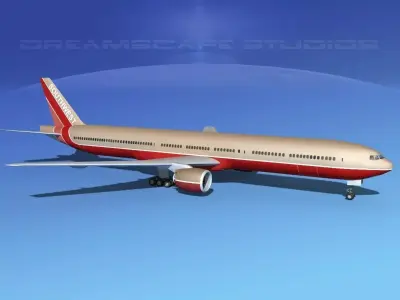 Boeing 777-300 MP Southwest Airlines 3D model