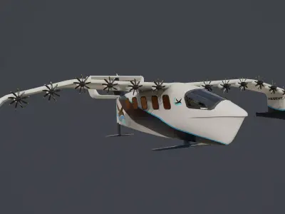 Viceroy Sea Glider - The ULTIMATE SEA SKIMMER Low-poly 3D model