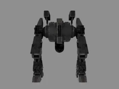 Runner Assault Mech Gray 3D model