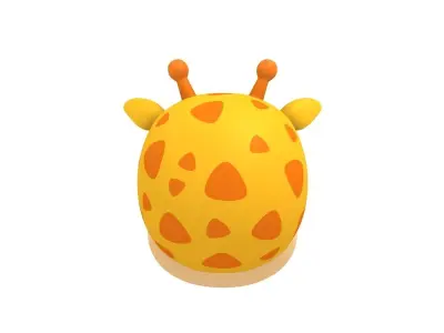 Giraffe Head 3D model