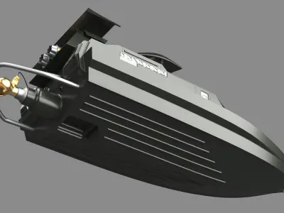Qboat 3D model