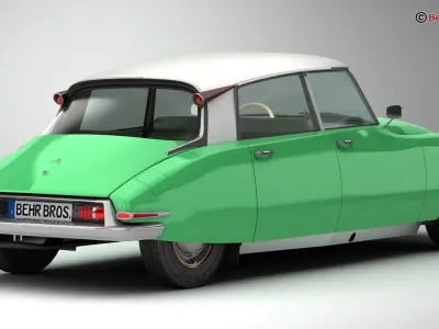Citroen DS 19 3D model