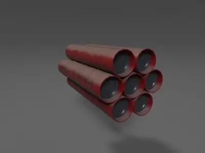 Simple Dynamite Low-poly 3D model