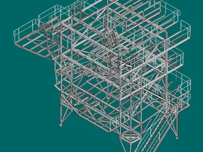 Maintenance Platform 3D model