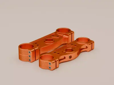 Triple Clamp Supermoto VmRacing 3D model