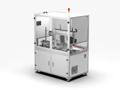 Spring and Anti-Rust Oil Assembly Machine 3D model