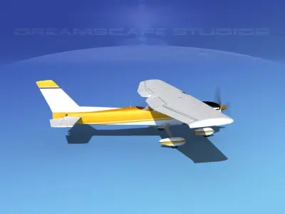 Cessna 150 Commuter V09 3D model