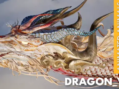 Dragon Ver5 Fly02 Free 3D model