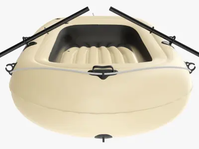 Boat inflatable 05 3D model
