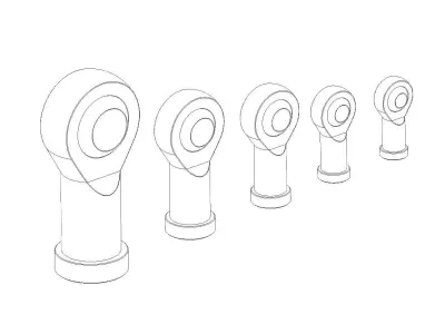 SHAFT BEARING 3D model