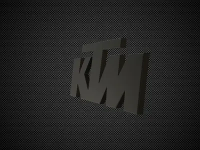 ktm logo 3D model