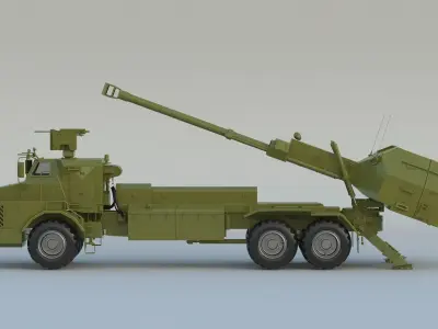 Archer Artillery System 3D model