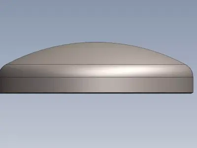 Torispherical head 24in OD schedule 20 Free 3D model