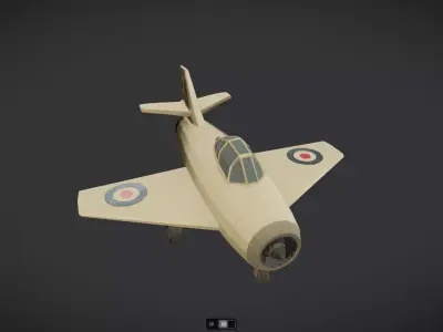 Spacecraft Jet aircraft plane 3dmodel 15 3D model