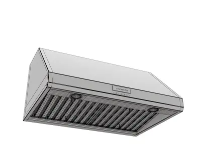 KitchenAid Wall Mount Hood KVWC906KSS 3D model