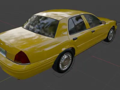 1998 Ford Crown Victoria 3D Model Free 3D model