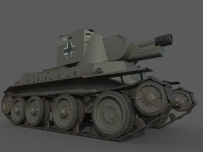  BT-42 Tank 3D model