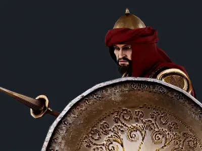 PERSIAN 5 Low-poly 3D model